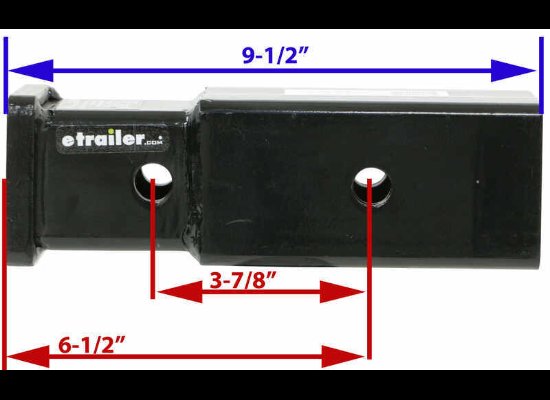 HITCH RECEIVER REDUCER TUBE 3" TO 2" ADAPTER