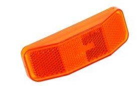 BARGMAN #99 SERIES REPLACEMENT AMBER CLEARANCE LENS - LENS ONLY, 4-1/16"X1-3/8"