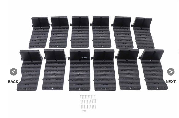 CALIBER EDGEGUARDS FOR ENCLOSED TRAILERS 4-1/4" TALL