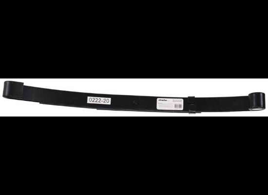 4 LEAF SLIPPER SPRING WITH, CLOSED EYE 9/16" & OPEN EYE END, 26 - 1/4" L W 1-3/4" W , FOR 4.3K AXLE