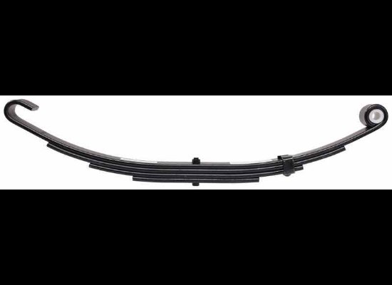 4 LEAF SLIPPER SPRING WITH, CLOSED EYE 9/16" & OPEN EYE END, 26 - 1/4" L W 1-3/4" W , FOR 4.3K AXLE