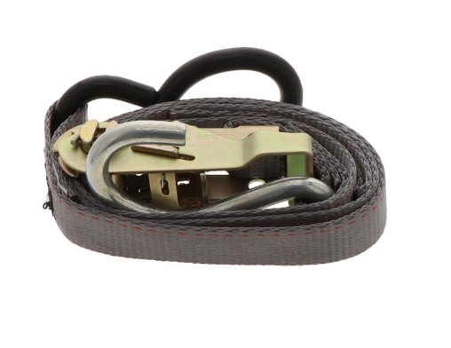 KINEDYNE CINCHTITE 2 RATCHET STRAPS, 1"X5' S HOOK TIE DOWNS, 835lbs WLL - 2 PER BOX