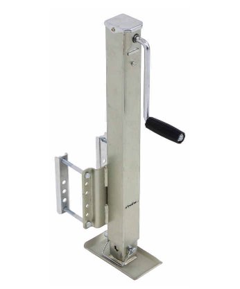 RAM 2500lbs DROPLEG JACK, SIDEWIND, BOAT TRAILER, ZINC, 15" LIFT, 13.75" DROP LEG TRAVEL, BOLT ON