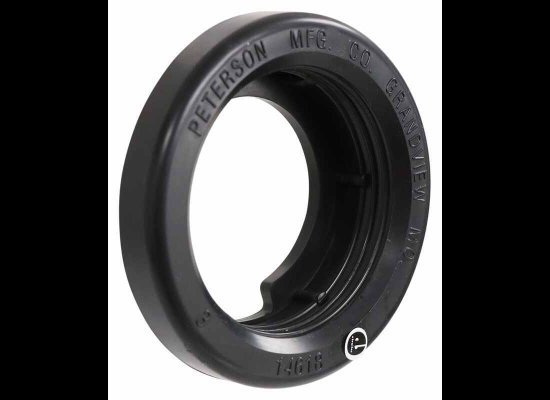 PCV GROMMET FOR 2" ROUND CLEARANCE AND SIDE MARKER LIGHTS - FLUSH MOUNT, BLACK