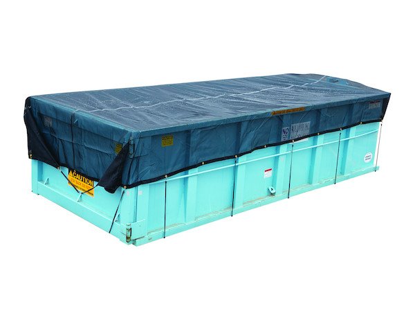 HEAVY DUTY BLACK MESH TARP 6' X 14'