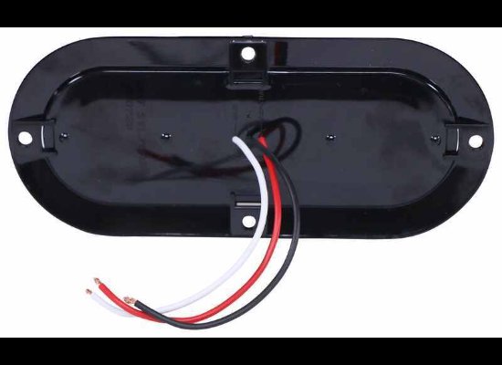 OPTRONICS LED PARKING, CLEARANCE, MARKER, TURN 10 DIODE, AMBER LENS, 7-9/16"X3-5/16" OVAL