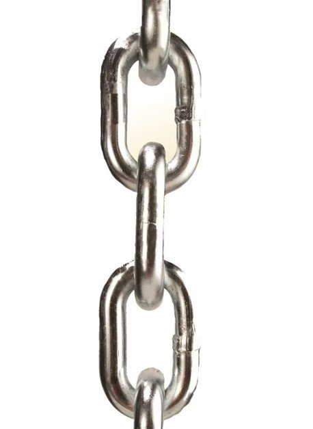 3/8" CHAIN, G30 2,650lbs WLL - SOLD PER FT