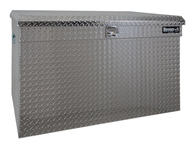 ALUMINUM ATP FRONT LATCH JUMBO TOOL BOX ASSEMBLY - 24"X24"X49"