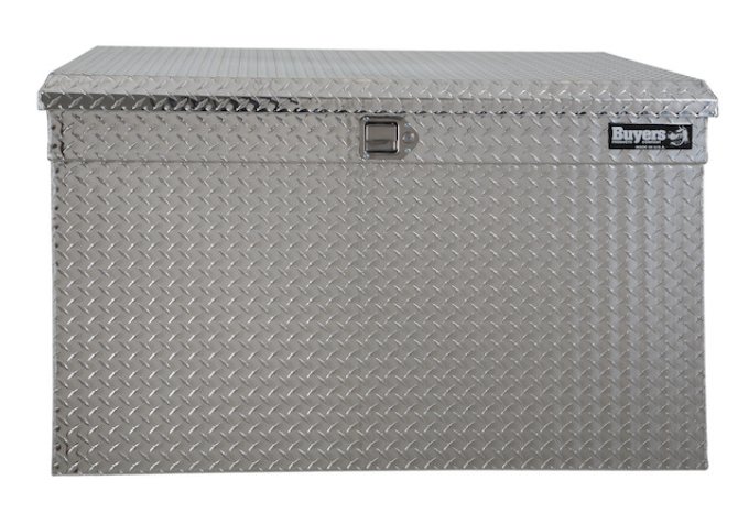 ALUMINUM ATP FRONT LATCH JUMBO TOOL BOX ASSEMBLY - 24"X24"X49"