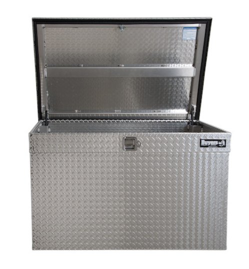 ALUMINUM ATP FRONT LATCH JUMBO TOOL BOX ASSEMBLY - 24"X24"X49"
