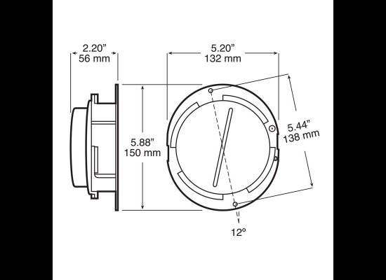 PETERSON DOCUMENT / CERTIFICATE HOLDER, PLASTIC, OVAL, 5-7/8" X 5-3/16"