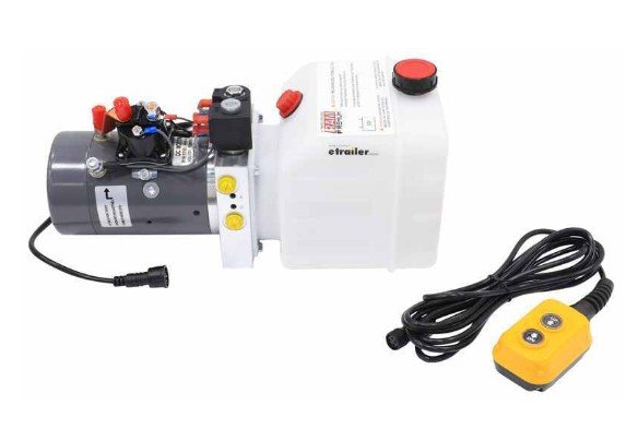 RAM HYDRAULIC PUMP FOR SCISSOR LIFT HOIST SYSTEMS