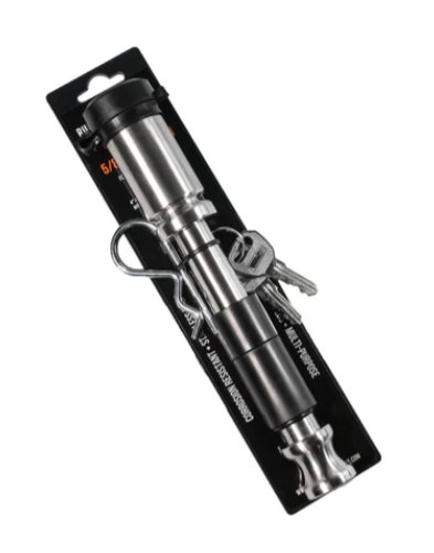BULLETPROOF HITCHES 5/8" BULLETPROOF LOCKING PIN FOR 2", 2.5" & 3" HITCH RECEIVERS, 4" USABLE LENGTH