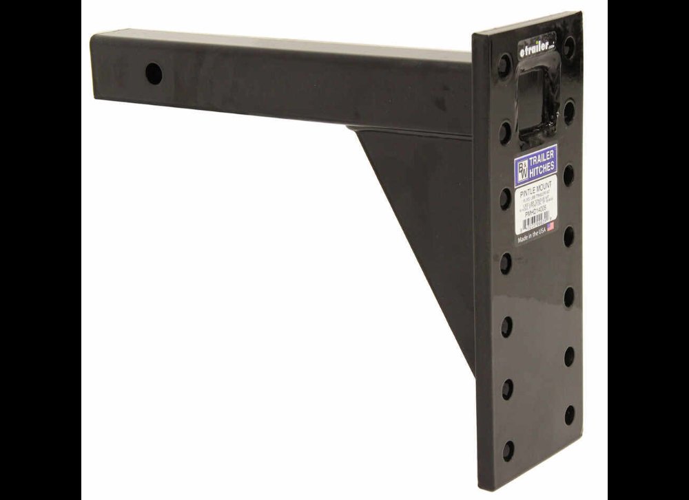 B&W PINTLE HOOK MOUNTING PLATE FOR 2" HITCH 15" SHANK - 14 HOLE 16K