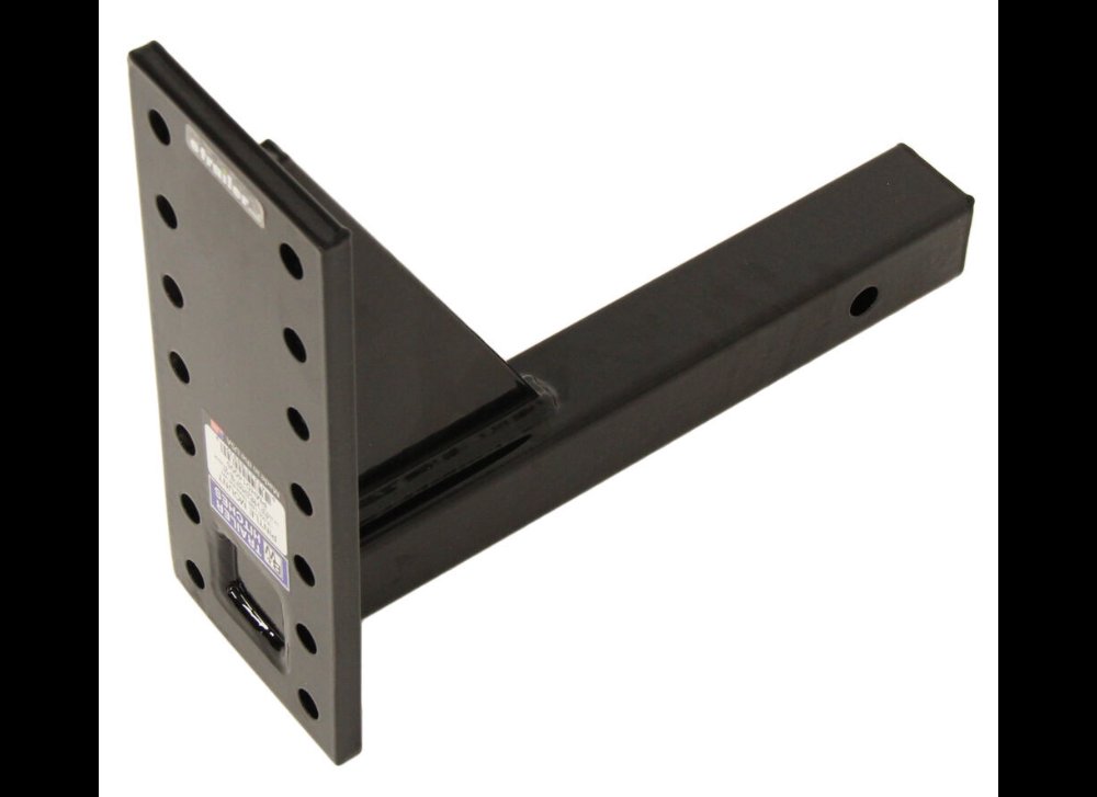 B&W PINTLE HOOK MOUNTING PLATE FOR 2" HITCH 15" SHANK - 14 HOLE 16K