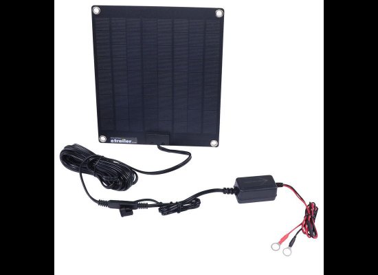 BRIGHT WAY SOLAR BATTERY CHARGER, 7.5 WATT PANEL, FOR 12V BATTERIES 5 AH OR UP
