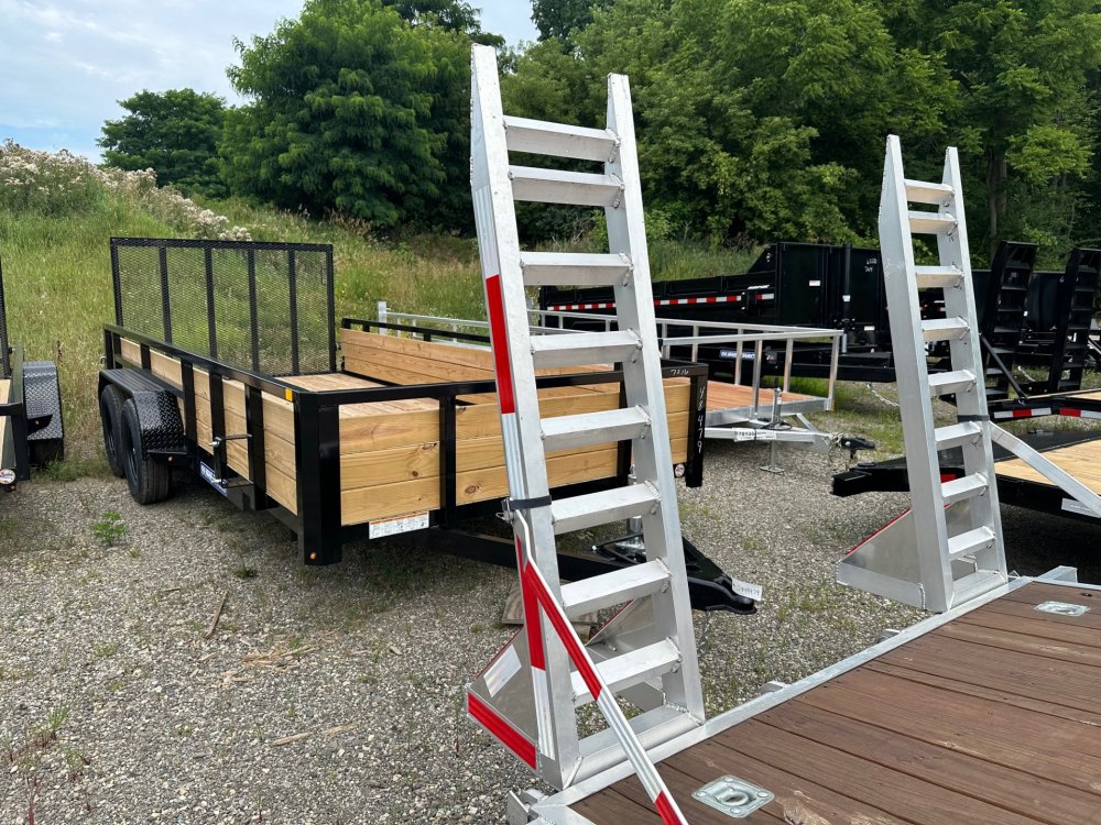 LEGEND STAND UP EQUIPMENT TRAILER RAMP, ALUMINUM, 16"W X 59" L , FOR MEDIUM DUTY EQUIPMENT