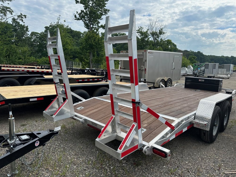 LEGEND STAND UP EQUIPMENT TRAILER RAMP, ALUMINUM, 16"W X 59" L , FOR MEDIUM DUTY EQUIPMENT