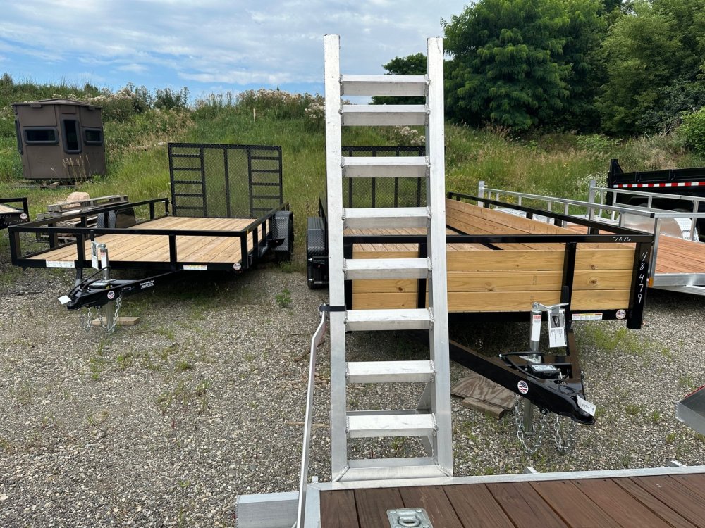 LEGEND STAND UP EQUIPMENT TRAILER RAMP, ALUMINUM, 16"W X 59" L , FOR MEDIUM DUTY EQUIPMENT