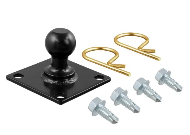 CURT REPLACEMENT BALL AND PLATE FOR FRICTION SWAY CONTROL FOR WEIGHT DISTRIBUTION SYSTEMS