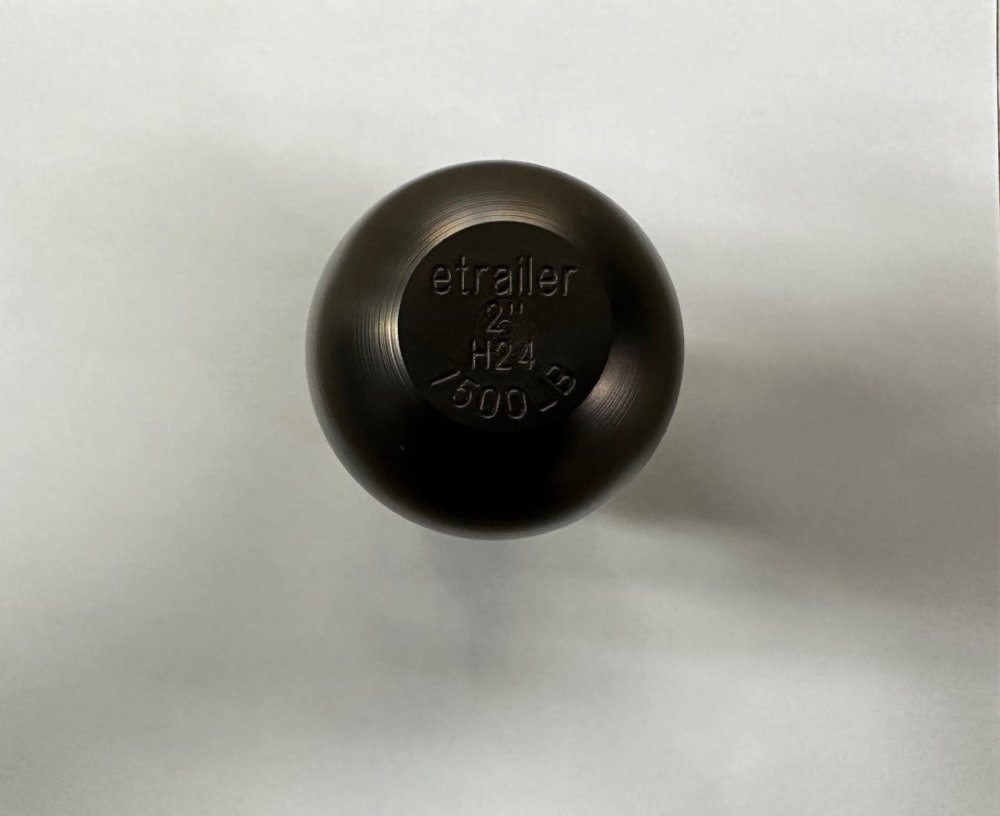 2" BALL, ETRAILER HITCH BALL- 7.5K, H24