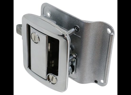 GLOBAL LINK CLASSIC PRO TRAVEL TRAILER ENTERANCE LOCK DOOR HANDLE PULL - POLISHED CHROME- WITH KEYS