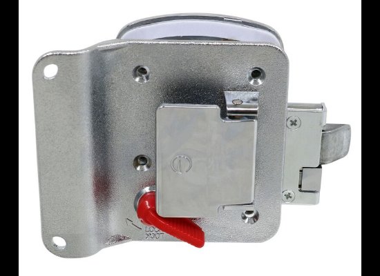 GLOBAL LINK CLASSIC PRO TRAVEL TRAILER ENTERANCE LOCK DOOR HANDLE PULL - POLISHED CHROME- WITH KEYS