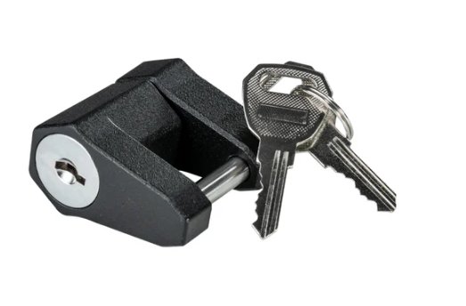 BULLETPROOF HITCHES TRAILER LATCH LOCK, COUPLER LATCH LOCK FOR 1-7/8" , 2" & 2-5/16" COUPLER