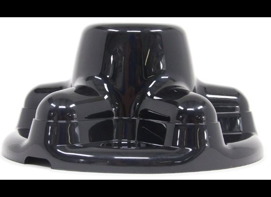 QUICK TRIM HUB LUG COVER , 5 LUG, 5x4.5, ABS PLASTIC, BLACK