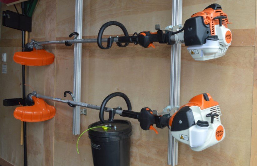 GRIDIRON TWO TRIMMER RACK - STRING TRIMMERS , WEED WHIP