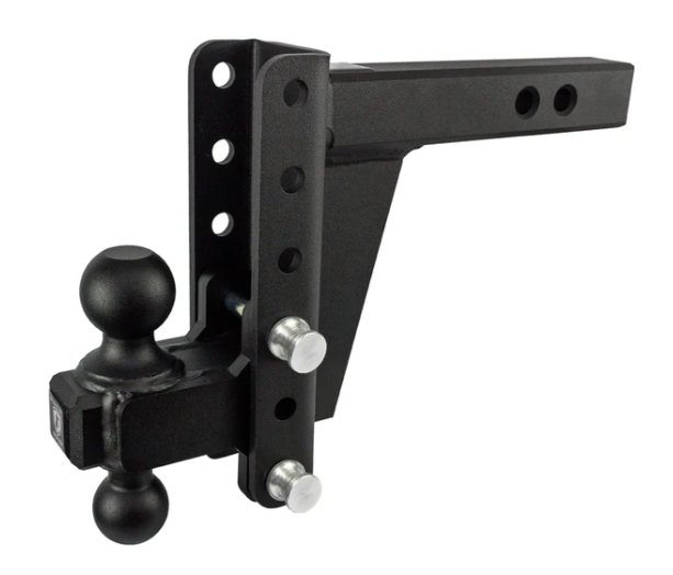 BULLETPROOF HITCHES 2-BALL MOUNT FOR 2" HITCH, 6" DROP, 6" RISE - 22K