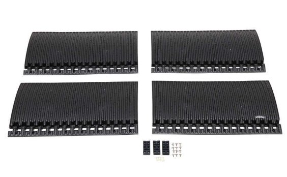 CALIBER EDGE GLIDE XL TRANSITION PLATE FOR ENCLOSED TRAILERS, 4PK, 8' LONG