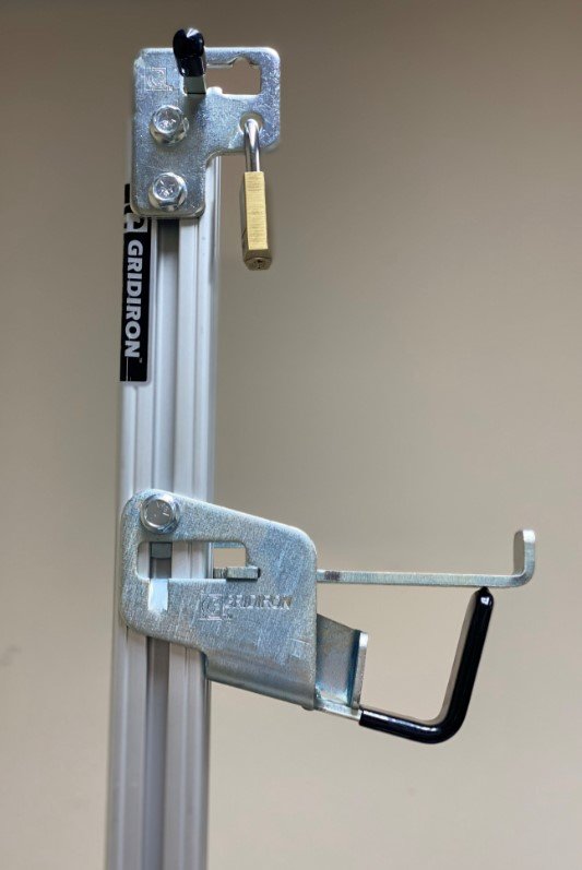 GRIDIRON TRIMMER BRACKET LOCK SET - STRING TRIMMERS , WEED WHIP