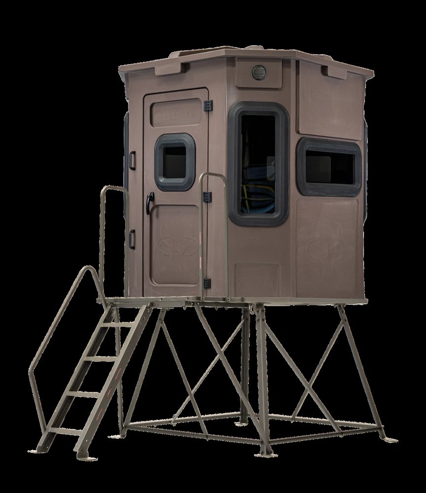 Titan Pro Blind Combo-Brown--4 FT Tower #11