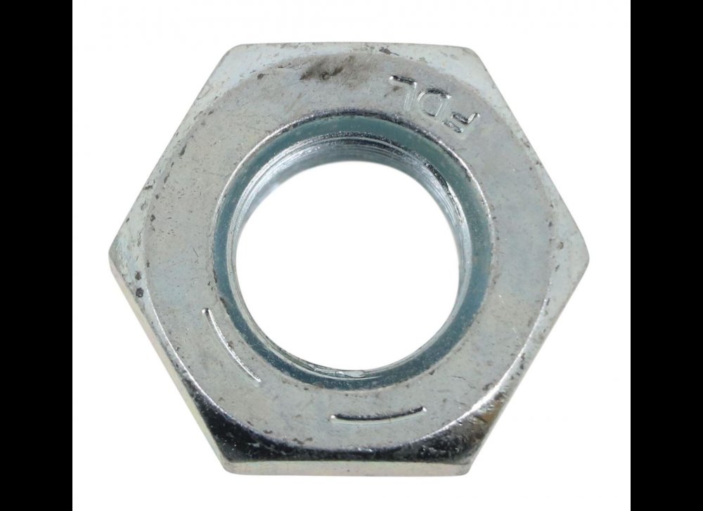 5/8"-18 HEX WHEEL LUG NUT, CONE 90*, ZINC PLATED