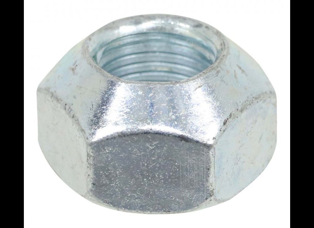 5/8"-18 HEX WHEEL LUG NUT, CONE 90*, ZINC PLATED