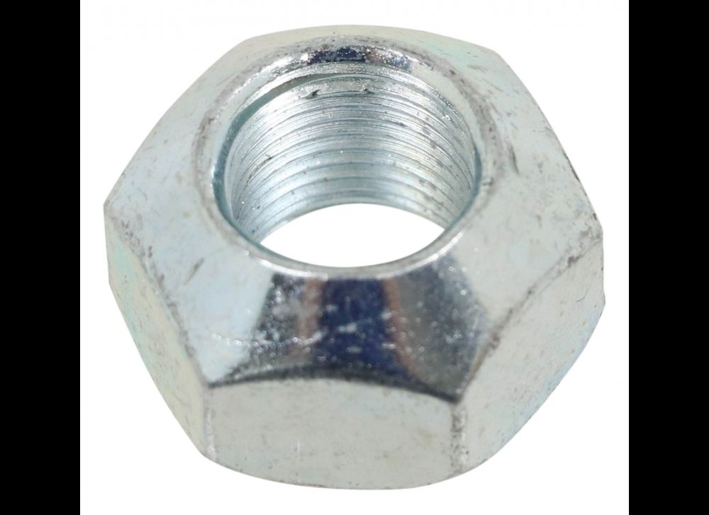5/8"-18 HEX WHEEL LUG NUT, CONE 90*, ZINC PLATED