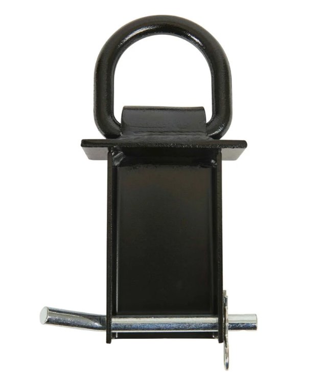 D-RING FORGED DROP IN STAKE POCKET D-RING, FOR 2"X4" STAKE POCKET, 5,400lbs WLL, 5/8" D-RING