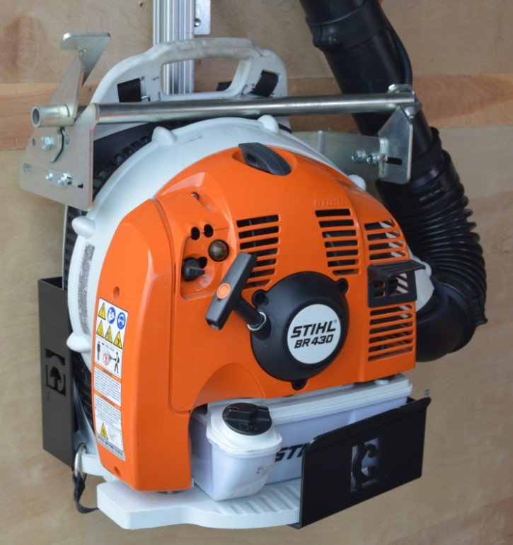 GRIDIRON BACKPACK BLOWER HOLDER RACK WITH 36" POST