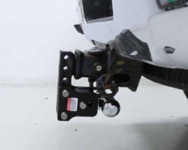 B&W Tow & Stow 2-Ball Mount - 2.5" Hitch - 5" Drop/4.5" Rise - 18K - Black