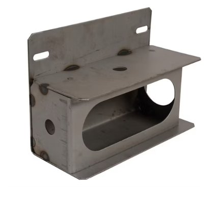 LIGHT BOX HOUSING 6" OVAL LH W/2" RND MC&LIC