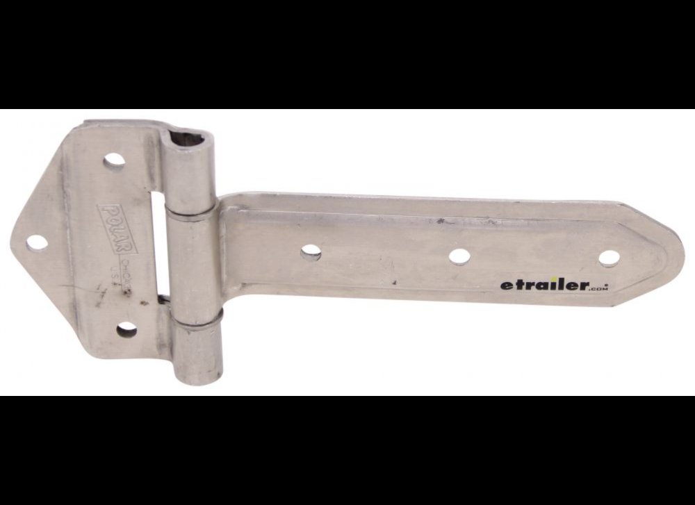 T-STRAP HINGE FOR ENCLOSED TRAILERS, 8" HINGE ALUMINUM, 180* ROTATION