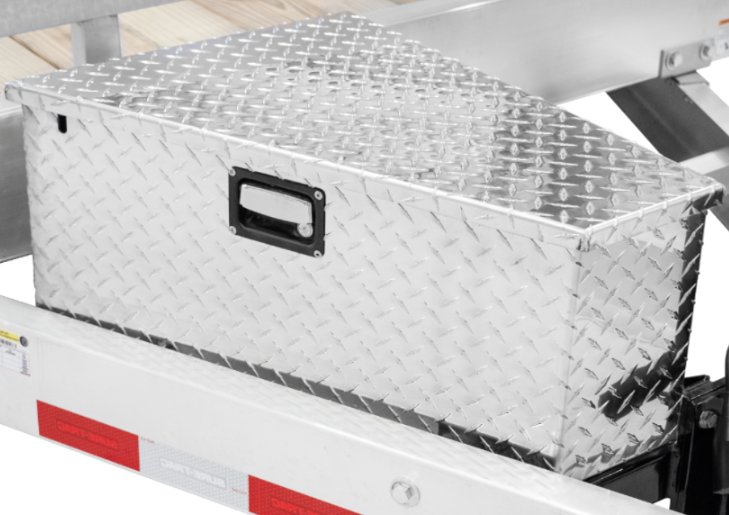 SURE-TRAC ALUMINUM ATP POWER TILT BOX, PUMP BOX ASSEMBLY - MOUNTS ON TONGUE, PASSENGER SIDE