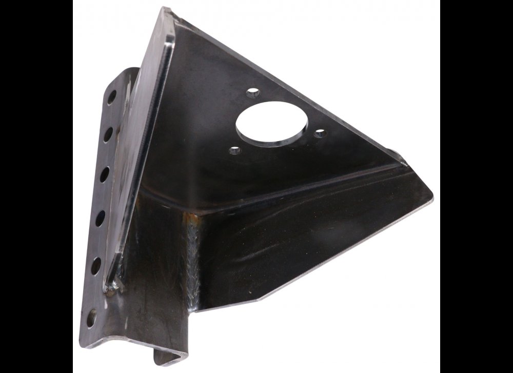 A-FRAME WELD ON ADJUSTABLE TRAILER COUPLER, C-CHANNEL, 6 HOLE WELD ON STEEL, RAW, VERTICAL C CHANNEL