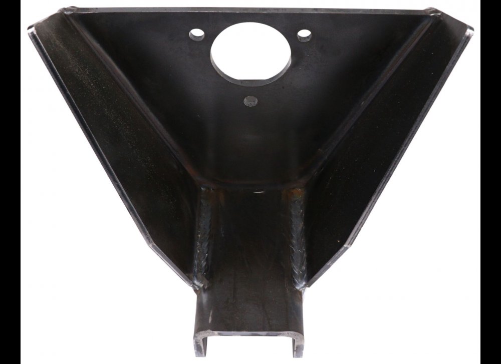 A-FRAME WELD ON ADJUSTABLE TRAILER COUPLER, C-CHANNEL, 6 HOLE WELD ON STEEL, RAW, VERTICAL C CHANNEL