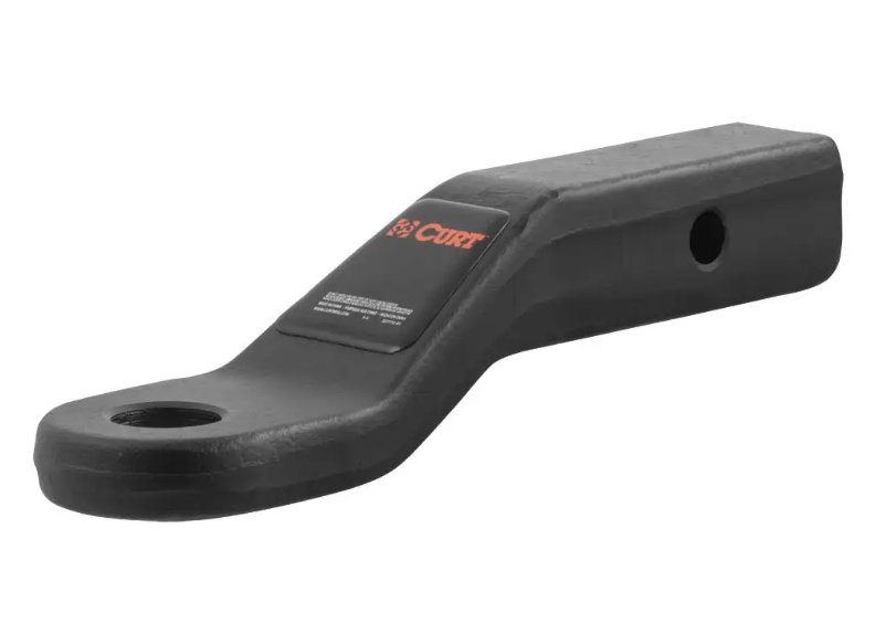 CURT FORGED BALL MOUNT FOR 2" HITCH, 2" DROP, 1" RISE, 8-1/2" LONG, 1-1/4" SHANK, 17K CAPACITY