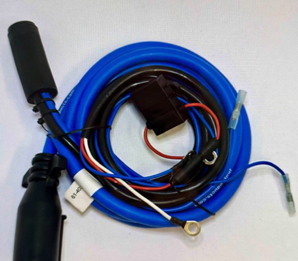LOAD TRAIL FRONT WIRING HARNESS FOR DUMP, 7-WAY FRONT, WITH BATTERY CONNECTION