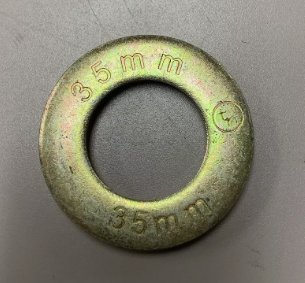 ROUND SPINDLE HARDENED WASHER 1" ID , FLAT FOR 3.5K- NEV-R-LUBE 35MM