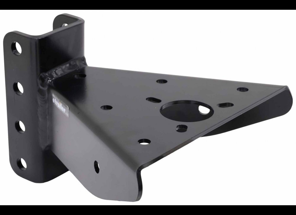 A-FRAME BOLT ON ADJUSTABLE TRAILER COUPLER, C-CHANNEL, 4 HOLE, SILVER, VERTICAL C CHANNEL - 11K CAP