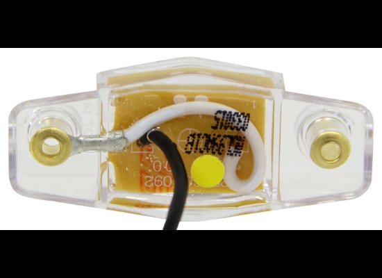 MINI AMBER LED CLEARANCE OR SIDE MARKER LIGHT, 1 DIODE, CLEAR LENS 2-1/2"Lx1-1/8"W